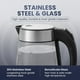 thumbnail image 5 of Hervidor eléctrico de cristal Elite Gourmet EKT-602 1.7L 1500W Blue LED Elite Gourmet NA, 5 of 8