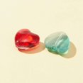 thumbnail image 4 of 48Pcs 8 Colors Transparent Spray Painted Glass Beads Heart Mixed Color 12x12x5.5mm Hole: 1mm 6Pcs/color, 4 of 4