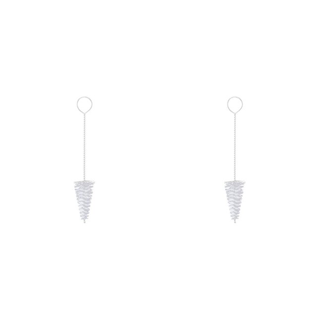 Inteprter Cleaning Brush Simple Household Bottles Washer Washing Tool Kettle Stainless Spouts Clean Nozzles Steel Accessories Como se muestra 2piezas Inteprter CBP039406