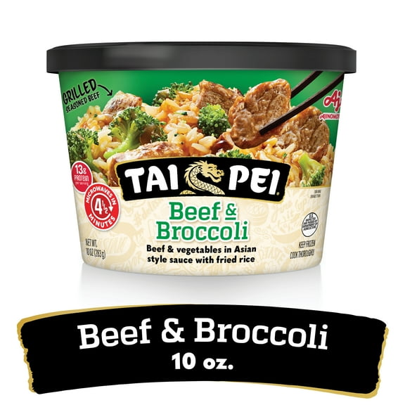 Tai Pei Beef & Broccoli, Frozen Asian Entrée, 10 oz