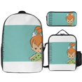 thumbnail image 1 of The Flintstones Backpack Essentials Kit 17 Inch Bag Plus Snack Tote and Pen Organizer, 1 of 5