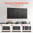 thumbnail image 6 of Heavy-Duty Steel Pegboard Panel Set of 4, 24" x 12" Wall Mounted Tool Organizer for Garage, Workshop & Utility Room, 6 of 7