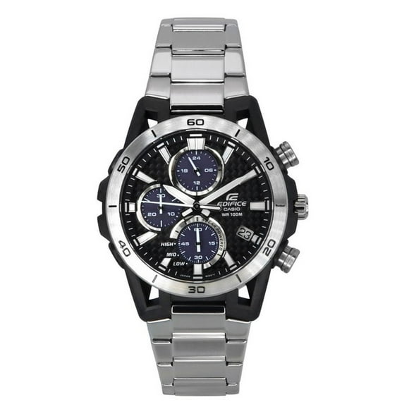 Casio Edifice Sospensione Analog Chronograph Stainless Steel Grey Dial Solar Powered EQS-960D-1AV 100M Men's Watch