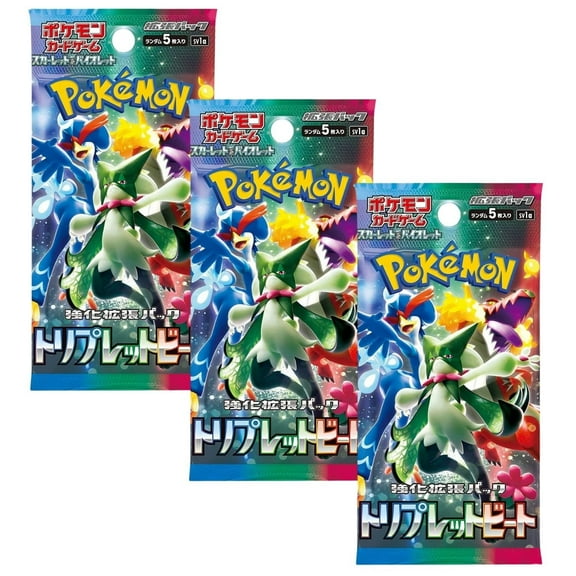 Pokemon TCG SV1A Scarlet & Violet Triple Beat Booster Pack  3-Pack Japanese Version