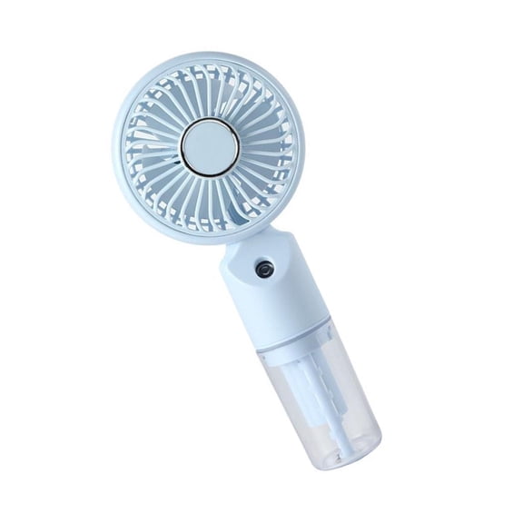 ZELVINN Portable Handheld Cooling Fan USB Rechargeable High Speed Handheld Mist Fan for Outdoor Offices Makeup Easy to Use