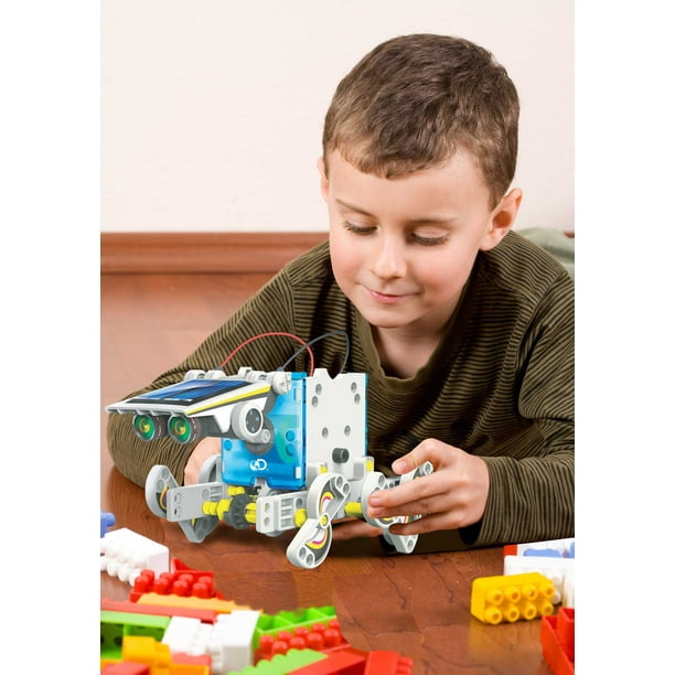 STEM Genius Educational Toy 14 In 1 Solar Vehicle Robot Kit