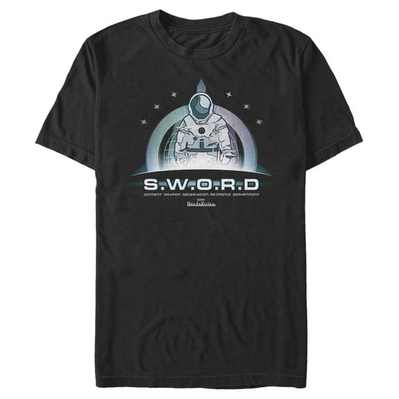 Men's Marvel WandaVision S.W.O.R.D Logo  Graphic Tee Black X Large