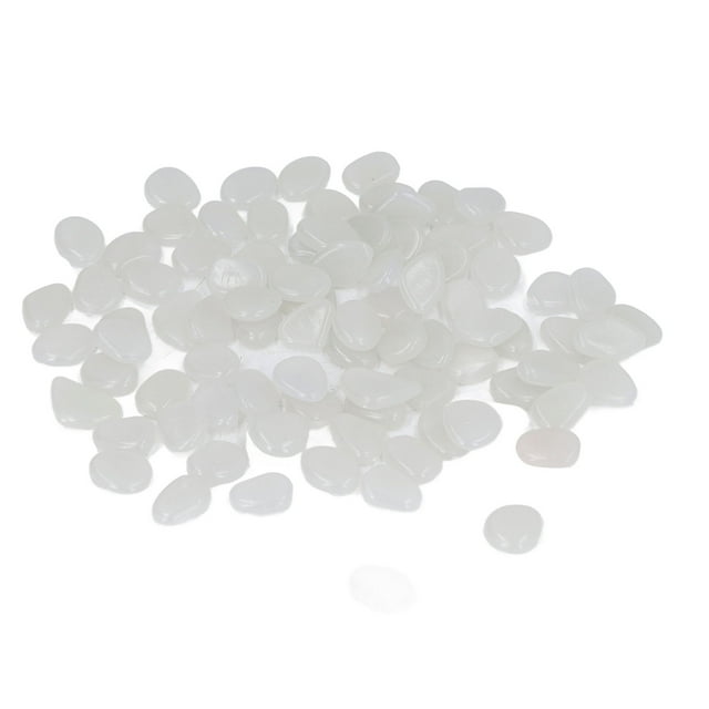 Fluorescent Luminous Stones Glowing Stone Glowing Pebbles Outdoor Luminous Stones Colorful Fluorescent Luminous Pebbles For Dark Garden Courtyard Walkway Garden Trails 200 / Bag
