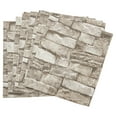 thumbnail image 2 of 10 PCS 3D Self-adhesive Tile Stone BriFor CK Wall StiFor CKer Soft Foam Panels, 2 of 8