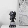 thumbnail image 1 of Estatua africana de mujer Colco de resina 9 cm x 26 3,54 pulgadas x 10,24 pulgadas, 1 of 7