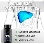 Leviathan Nutrition TUDCA Liver Cleanse & Gallbladder Detox Kidney & Gut Health Bile Salt 300mg