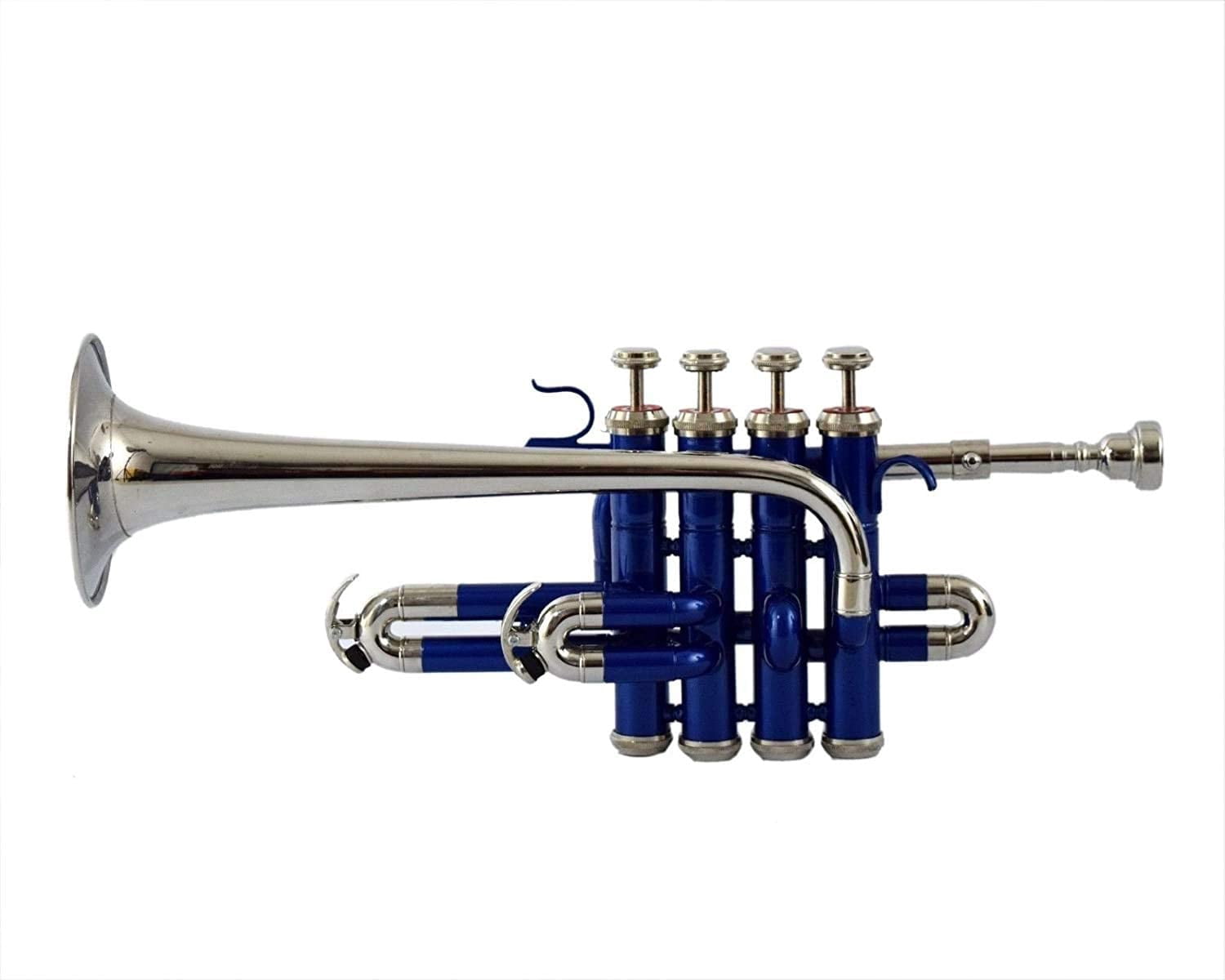 Sai Musical India Bb low pitch brass musical instrument 4 VALVE PICCOLO TRUNMPET