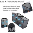 thumbnail image 3 of Casewin Magnetic Pencil Holder,3 Pack Magnetic Storage Basket Organizer,Extra Strong Magnets Pen Holder, for Your Whiteboard, Fridge, Cubicle Desks, Locker Accessories, 3 of 6