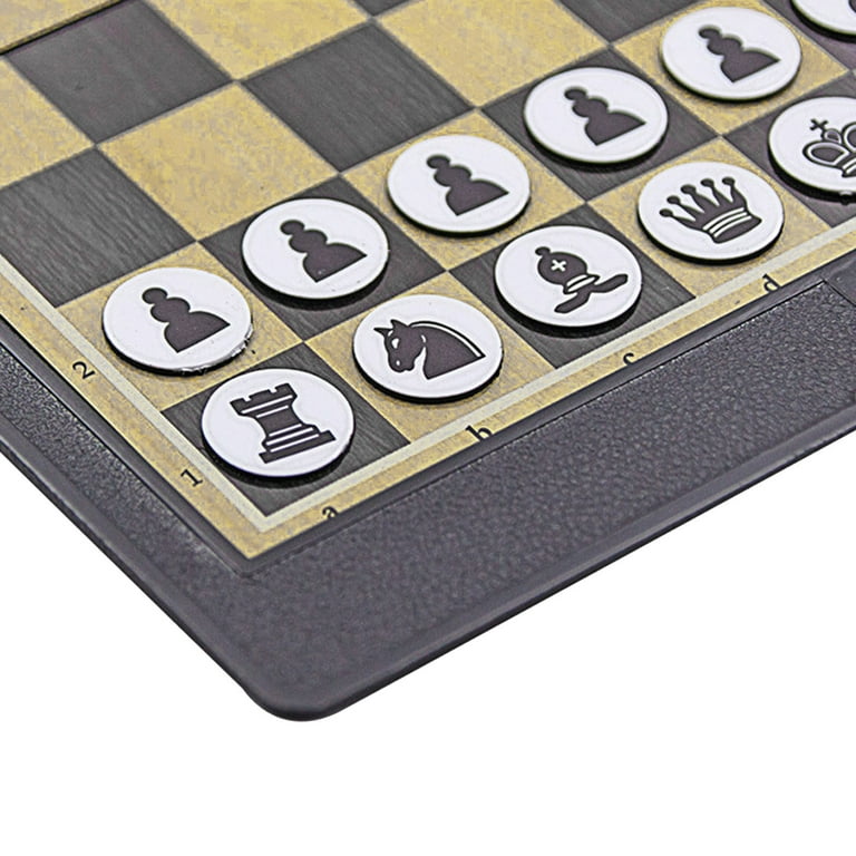 Miniature Magnétique Pliable Puzzle Jeu de Plateau Intérieur Pocket Chess  Toy
