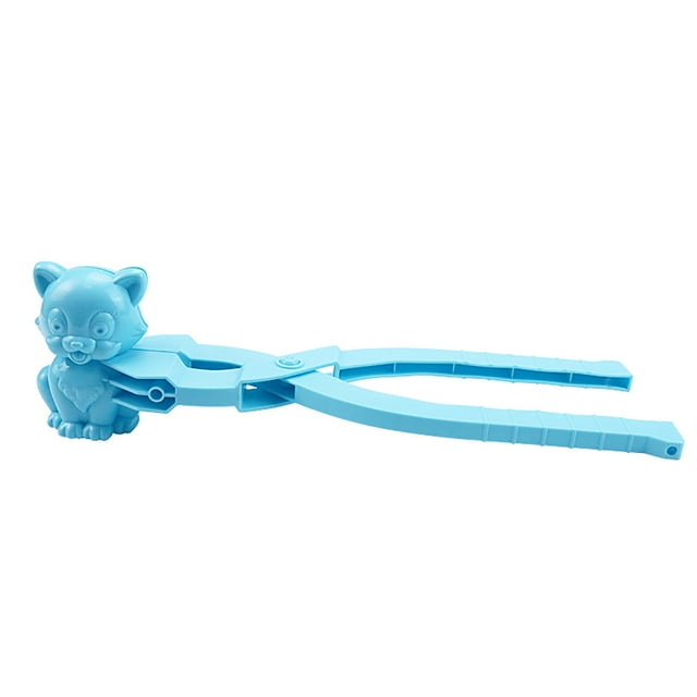 Outdoor Cat-Shaped Snowball Maker Clip, Quick Easy Use, Durable Plastic, Also for Sand/Mud, Fun Winter Toy for Kids