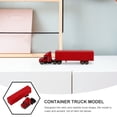 thumbnail image 2 of KAKOWELY Small Container Truck Model Desktop Truck Decoration Alloy Craft Mini Container Truck,7.48X"X1.77"X1.18", 2 of 5