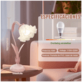 thumbnail image 5 of Lampara De Mesa Vintage Con Flores 3 Modos Luz Para Recamara Rosa, 5 of 5