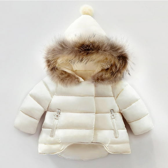 Weiqiqre Girls' Outerwear Jackets, Baby Girls Boys Kids Hooded Snowsuit Coat Winter Warm Children Clothes Down Windproof Jacket Outerwear
