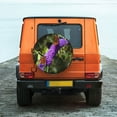 thumbnail image 6 of Fotbe butterfly bush flower Pattern Spare Tire Cover Thickening Universal Fit for Jeep, Trailer, RV, SUV, Truck, Tough Tire Wheel Soft Cover-14 inch, 6 of 6