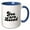 Blue/White, variant on 3drose, Motivational Quote You Are Loved Typography, 11oz Mug