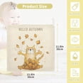thumbnail image 2 of SKYSONIC 3 PCS Hello Autumn Baby Muslin Washcloths, Cute Ginger Cat Face Towel Burp Cloths Ultra Soft Absorbent Cotton Bath Wipes Towels for Newborn Boys Girls, 2 of 7