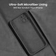 thumbnail image 5 of for iPhone 15 Plus Case, Silicone Upgraded [Camera Protection] Case with [2 Screen Protectors], Soft Anti-Scratch Microfiber Lining Inside, 6.7 inch, Space Gray, 5 of 11