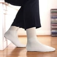 thumbnail image 3 of SOCKS'NBULK Mens Wholesale Bulk Cotton Socks, Athletic Sport Socks Shoe Size 10-13 (White USA, 12), 3 of 7
