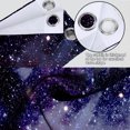 thumbnail image 5 of Wesan Galaxy Blackout Grommet Curtains, Purple Galaxy, 104" x 84", 2 Panels, 5 of 7