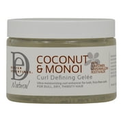 Design Essentials Natural Coconut & Monoi Detangling & Shine Enhancing Curl Defining Gelee, 12 oz