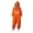 Orange-Y, variant on Swanpen Women Halloween Pumpkin Onesie , Hooded Plush One Piece Pajamas, Cute Jack O' Lantern Jumpsuit for Halloween Party & Loungewear,Orange