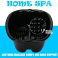 Uralili Portable Plastic Foot Soaker Extra Large Foot Soaking Bath