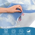 thumbnail image 5 of Yayeee Kitchen Curtains Tier Set of 2 Light Filtering 57"x24" Over Sink Window Panels, Plants and River, 5 of 7