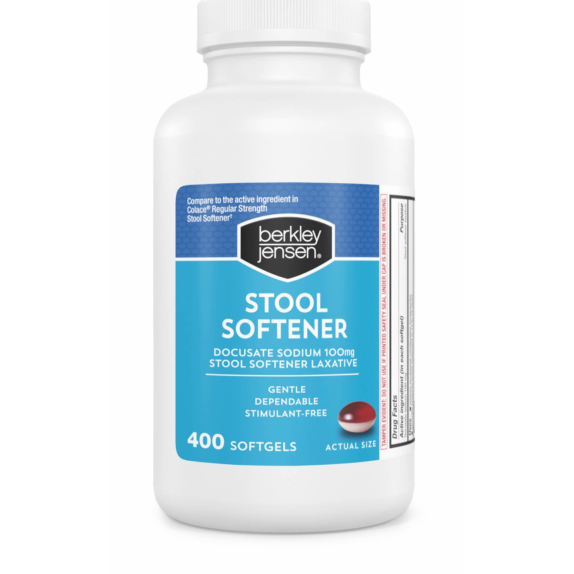 Berkley Jensen Stool Softener Softgels, 400 ct.