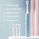 thumbnail image 4 of Cepillo de dientes eléctrico ultrasónico, recargable, resistente al agua, para adultos, con temporizador, lavable, para blanquear los dientes, 4 of 5
