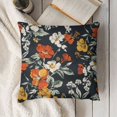 thumbnail image 3 of Shiartex &nbsp;Black Floral Pillow Cases Vintage Flowers Branches Garden Plant Pillow Sham Throw Pillow Covers One Side Printing Standard Size, 3 of 5