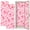 Color 1, variant on Pink 2 Pcs School Locker Magnetic Wallpaper for Girls 12" x 36" Pink White Wavy Line Minimalistic Reusable Removable Locker Accessories Back to School Supplies