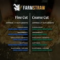 thumbnail image 5 of HealthiStraw FarmStraw Coarse Cut, 3 cu ft (25 lb) Expands to 10+ cu ft – Wheat Straw Bedding for Homesteads, Hobby Farms & Small Pets – Dust-Free, Absorbent, Fluffy, Insulating, Sustainably Sourced, 5 of 6