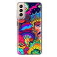 thumbnail image 1 of MUNDAZE Samsung Galaxy S22 Plus Shockproof Clear Hybrid Protective Phone Case Neon Psychedelic Indie Hippie Indie King Cover, 1 of 5