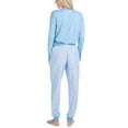 thumbnail image 4 of Muk Luks Lounge Loyalist Sweatshirt and Jogger Set, Blue Feathers , S, 4 of 7