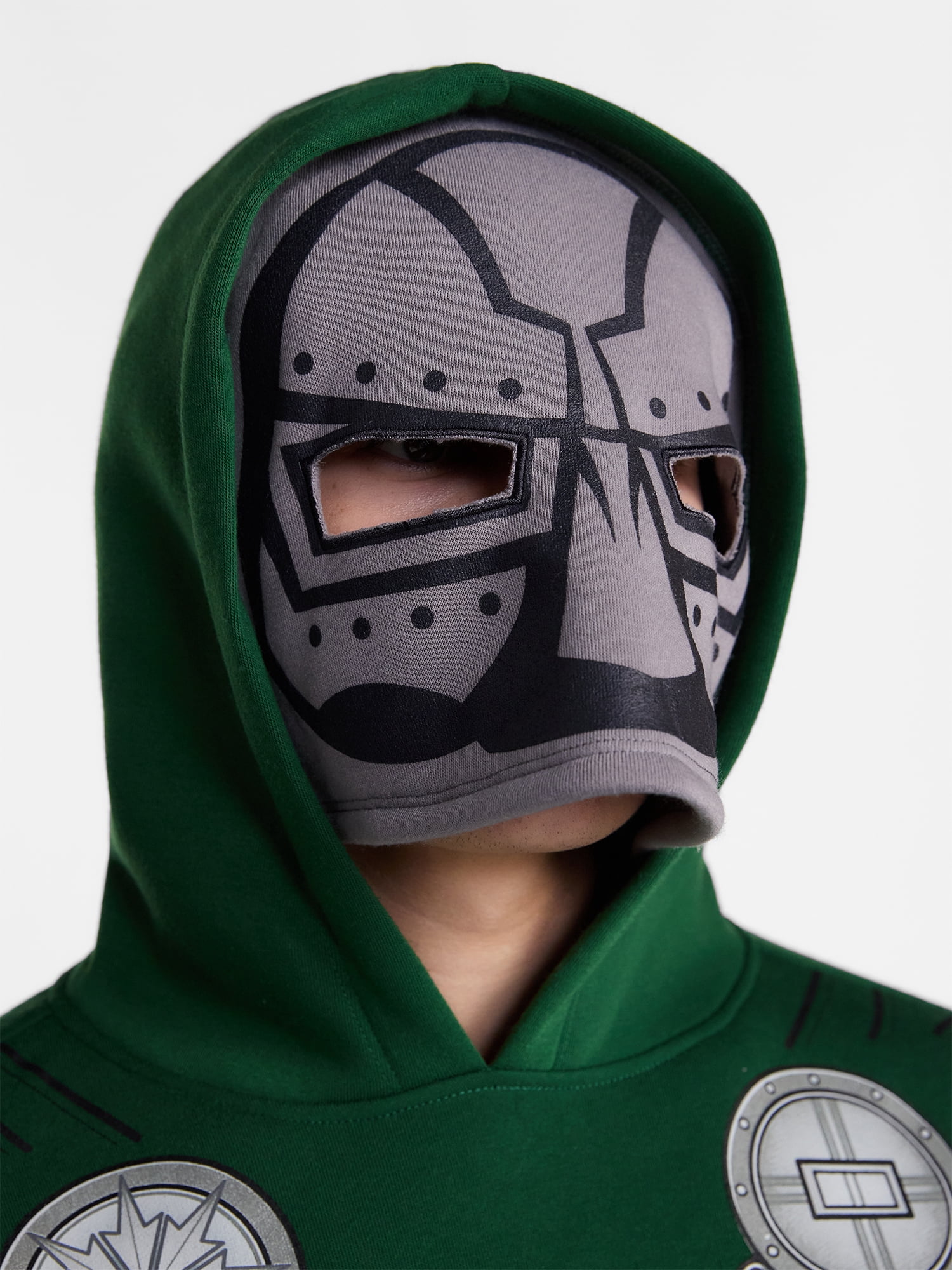 Marvel Avengers Doomsday Men's Doctor Doom Cosplay Hoodie Sweatshirt Halloween, Sizes XS-3XL