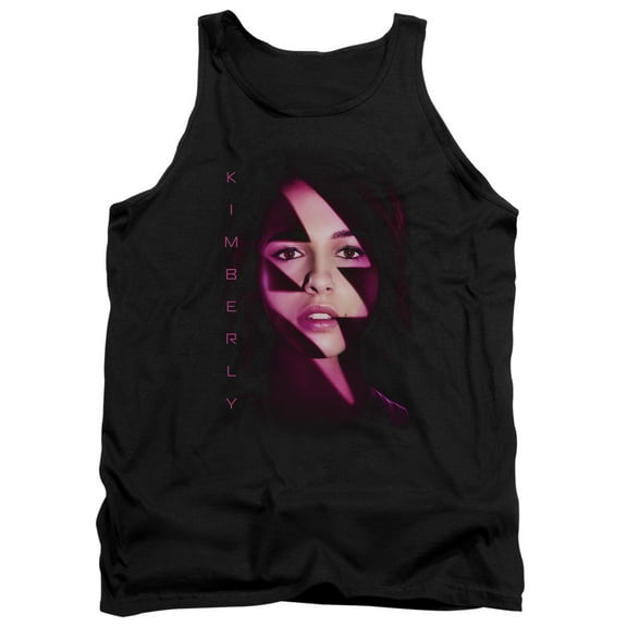 Power Rangers Kimberly Bolt Adult Tank Top Black