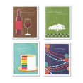 thumbnail image 1 of Compendio Paquete De 4 Tarjetas De Cumpleaños Positively Green - Birthday Delights, 1 of 1