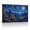 C, variant on XaaKee Celestial Fox Watch 0052 Mystic Observer Galaxy Sky Mountain Range Art Prints Canvas Wall Art Inner Framed 18*12Inch