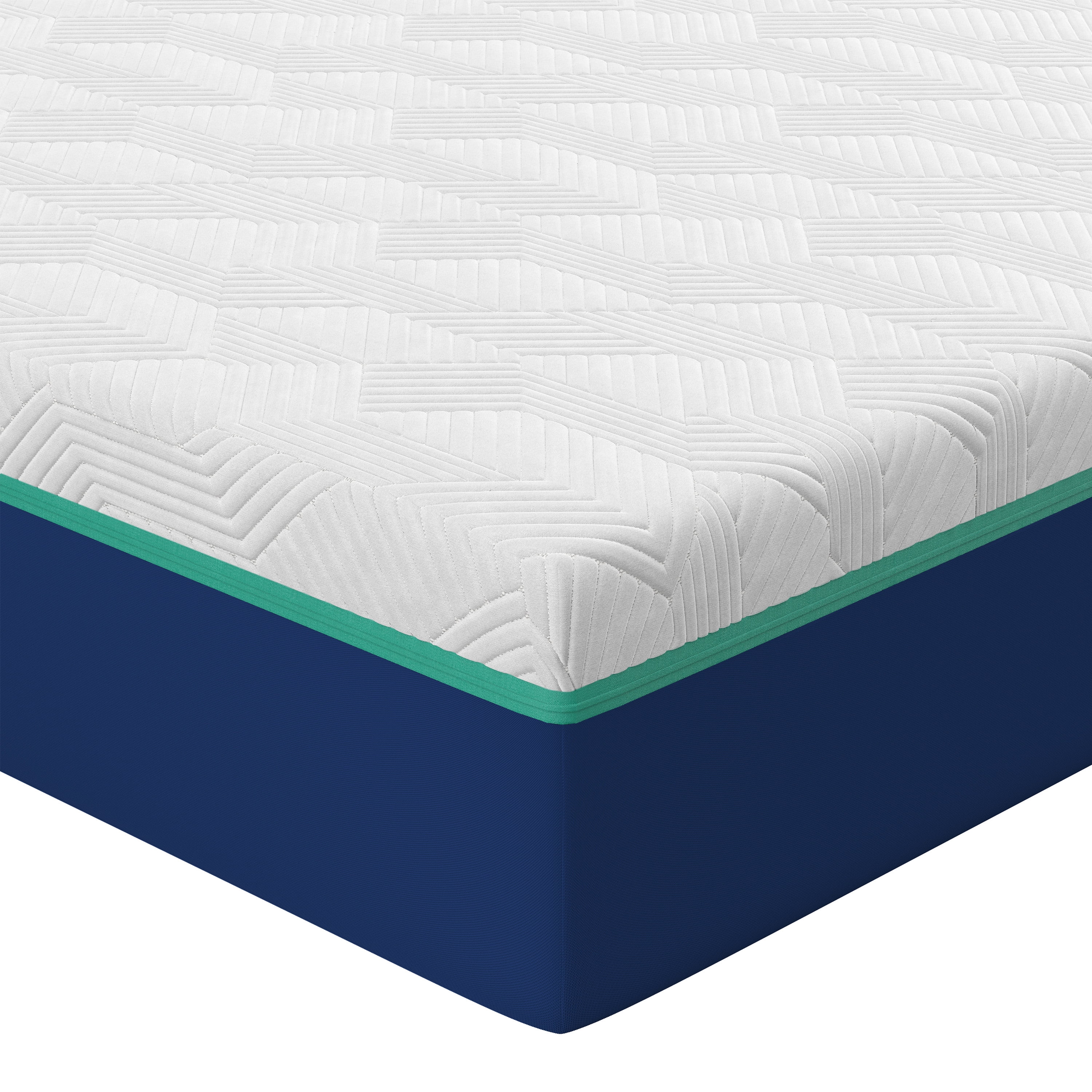 Boyd Sleep Hampshire 10" Hybrid Memory Foam and Pocket Spring Mattress, Medium Firm, Adult, Full