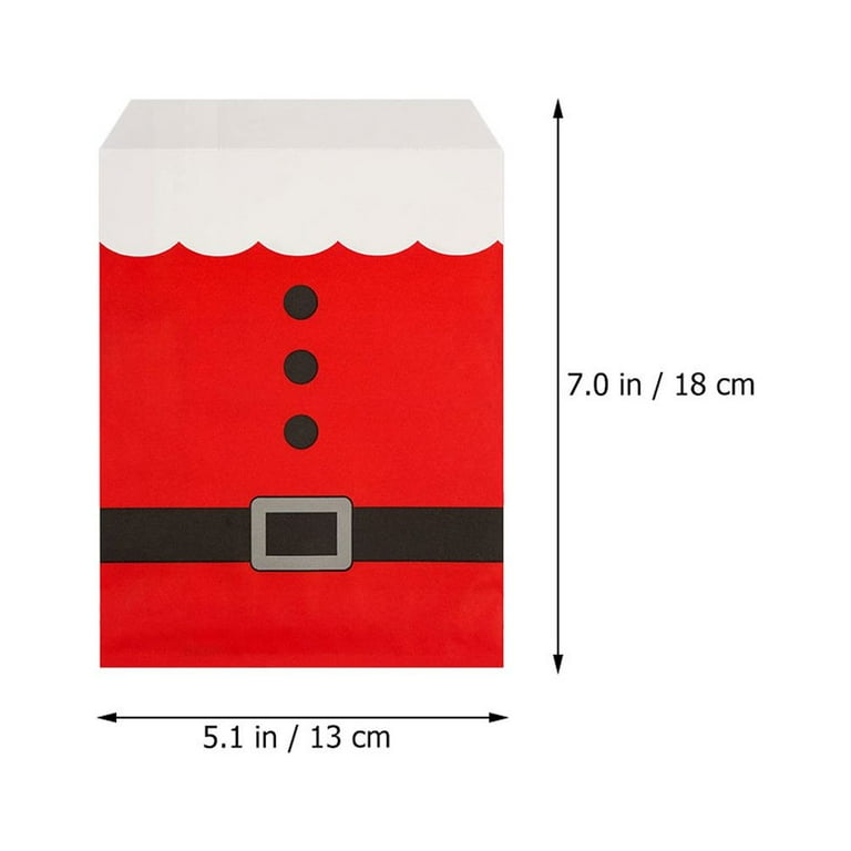 50 Pcs Gift Bags Bulk Cellophane Bags Xmas Gift Bag Christmas