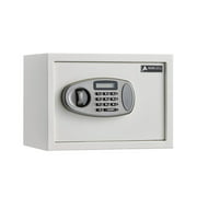 AdirOffice White 0.5 cu. ft. Steel Digital Locking Security Safe