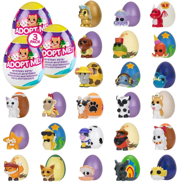 Figuras de Acción Jazwares Adopt Me! Mascotas Misteriosas Paquete de 3 Serie 5