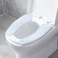 thumbnail image 3 of Inteprter Lavable Ba?o Calentador Inodoro Funda de Asiento Almohadillas Pegar Type10 NO10 Inteprter JJ21017-02, 3 of 6