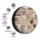 thumbnail image 4 of Fotbe Abstract Coffee Pattern With Letters Funda de Llanta de Repuesto con Estampado, Engrosada, Ajuste Universal para Jeep, Remolque, RV, SUV, Camión-16 inch, 4 of 6