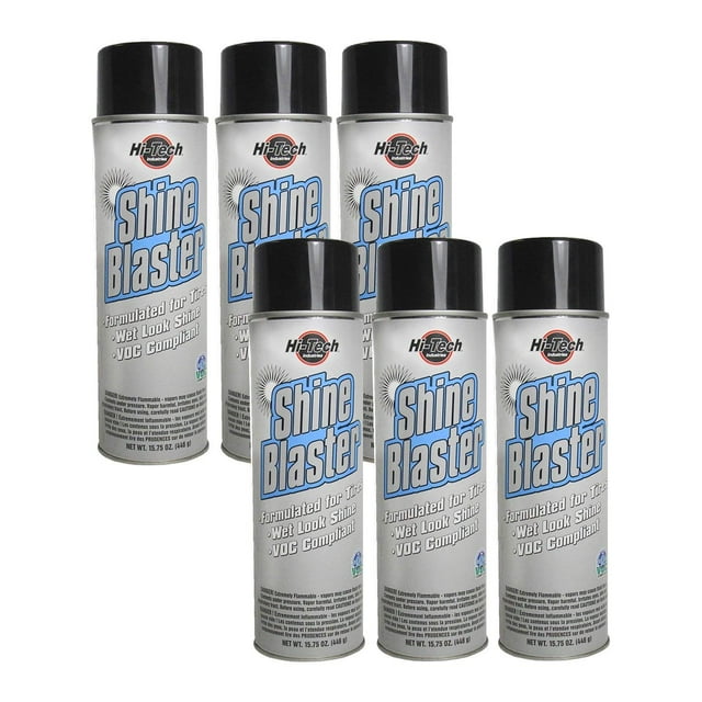 Discount Car Care Products HI-TECH Shine Blaster II Tire Shine Spray (6)